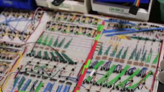 Building a transistor breadboard computer  building memory [upl. by Edyaj]