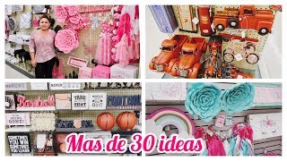 RECORRIDO POR LA TIENDA HOBBY LOBBY  IDEAS PARA DECORAR LAS HABITACIONES [upl. by Blessington]