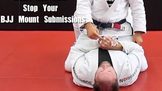 Dont Let Locked Hands Stop Your BJJ Mount Submissions [upl. by Tnahs]