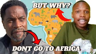 Dont go to AfricaShock as Black American Advice African Americans [upl. by Gorey]