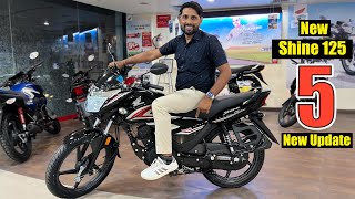 honda shine 125cc 2023 model 5  New Update  On Road Price  Mileage  Full Review In Hindi [upl. by Elleraj]