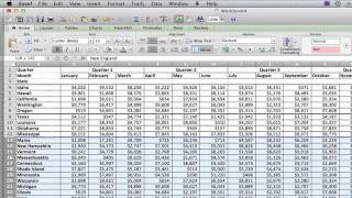 How to Add Lines on an Excel 2007 Sheet  MS Excel Tips [upl. by Nahsor]