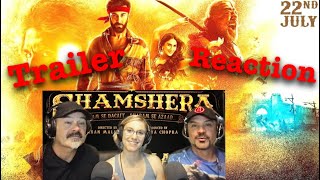 SHAMSHERA Official Trailer REACTION  Ranbir Kapoor Sanjay Dutt Vaani Kapoor  Next Must See [upl. by Yuhas]