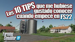 🚜10 CONSEJOS o TIPS para PRINCIPIANTES FARMING SIMULATOR 22 [upl. by Embry96]