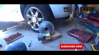 Escalade front BRAKE and Rotor change [upl. by Accemahs]