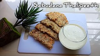 9 Sabudana Thalipeeth Recipe  Traditionally Made  Falahari Recipe [upl. by Meekah]