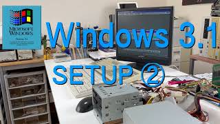 MS DOS 622  Windows 31 SETUP [upl. by Elstan]