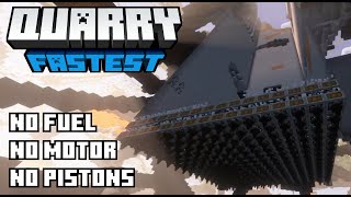 FASTEST Quarry in Minecraft Create Mod [upl. by Ennad426]