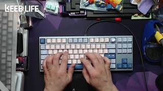 Lamy TKL  Aluminum Plate  HMX Swift Linear Switches  Top Mount  NicePBT Sleepytime [upl. by Faina]