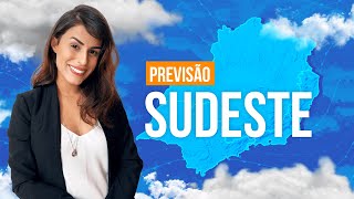 Previsão Sudeste  Alerta de temporais em SP [upl. by Kassie]