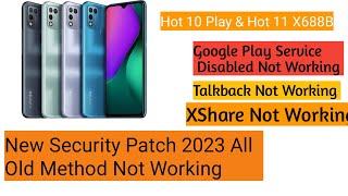 INFINIX X688B HOT 11 PLAY FRP BYPASS  XSHARE NOT WORKING APP DISABLED NOT WORKING NEW TRICK 2023 [upl. by Atiuqes]