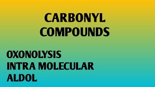 CARBONYL COMPOUNDS chemistry simplified tamil [upl. by Eiralih]