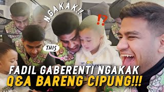 TERJAWAB SUDAH DI QampA FADIL JAIDI DAN CIPUNG CIPUNG JUJUR TERNYATA UDAH KELAS 5 SD FADIL NGAKAK [upl. by Olimpia]