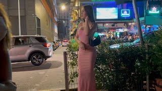 4k How is Malaysia Now Kuala Lumpur Midnight Street Scenes So Many Pretty Ladies [upl. by Porett]