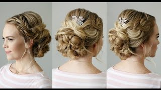 Fishtail Braid Embellished Updo  Missy Sue [upl. by Ahdar]