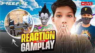 REACTION ON YOUR ABNORMAL VIDEOS  GUILD TEST BG ESP 🚀 nonstopgaming freefirelive [upl. by Emmanuel552]