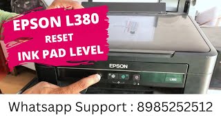 Epson L380 Resetter  Red light Blinking Fix  Service Required  January 2024 [upl. by Demp]