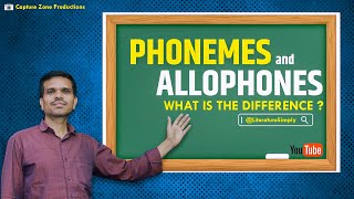 Phonemes and Allophones in English  LiteratureSimply [upl. by Gaut783]