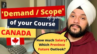 Scope or Demand of your CourseProfession in Canada  International Students  Permanent Residents [upl. by Sedgewick]