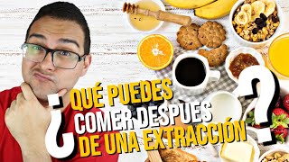 Que COMER 🍔 Después de una EXTRACCIÓN de MUELAS 😎 ¡Buen Provecho 2019 [upl. by Adnawal]