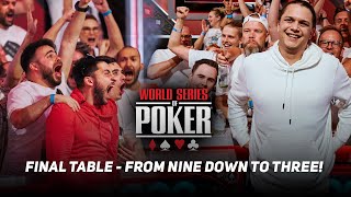 WSOP Main Event 2024 FINAL TABLE  Who Makes The Final Three [upl. by Oiziruam]