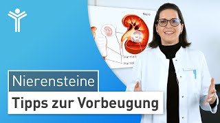 Nierensteine vermeiden Das können Sie selbst zur Vorbeugung von Nierensteinen tun [upl. by Yemrej]