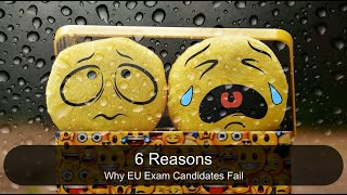 6 Reasons Why EPSO Exam Candidates Fail [upl. by Juanita]