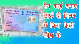 How to Make a PAN Card on Income Tax Portal  Paperless Process  Free PAN Card Application [upl. by Fleming]