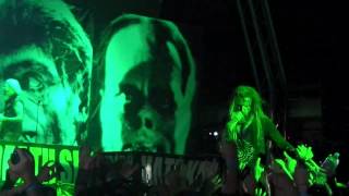 Rob Zombie  More Human Than Human LIVE in Perth 2014 [upl. by Capp]