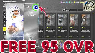 HOW TO GET ANY 95 OVR TEAM OF THE YEAR CHAMPION FREE IN MADDEN 24 Madden 24 Ultimate Team [upl. by Nytsyrk]