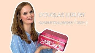 DOUGLAS LUXURY ADVENTSKALENDER 2021 UNBOXING [upl. by Hodges]