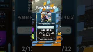 Water Resistant Player Anthem Showcase playeranthem rocketleaguemusic [upl. by Canotas]