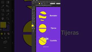 Herramienta borrador en Illustrator ✨😸✨ easy hacks illustrator [upl. by Otiv939]