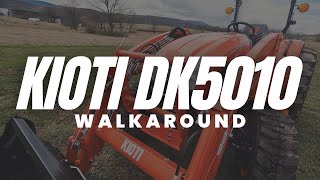 Kioti DK5010 Gear Drive Walkaround [upl. by Nevada]