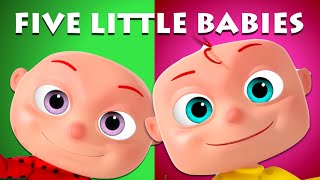 Five Little Babies Sitting On A Wall  Videogyan 3D Rhymes  Nursery Rhymes amp Kids Songs [upl. by Odlanra567]