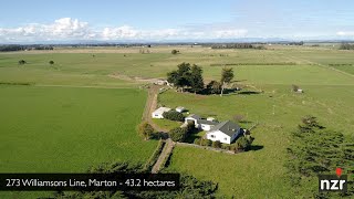 SOLD  273 Williamsons Line Marton [upl. by Kcirdahs732]