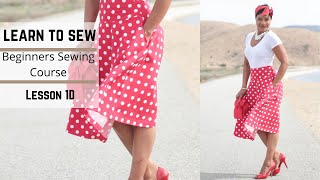 Learn to Sew  Lesson 1D [upl. by Lorac]