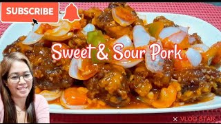 Sweet amp Sour Pork easy to cook and deliciousLORYS KITCHEN [upl. by Nnylesor]