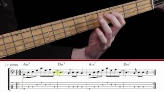 Learn Bass  Using Pentatonic Scales [upl. by Assylem57]