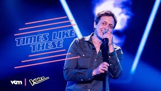 Pieter  Times Like These  Blind Auditions 8  The Voice van Vlaanderen  VTM [upl. by Cecile871]