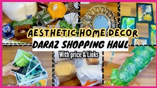 Daraz Shopping Haul  ✨🌸Aesthetic Home Décor🌸✨ [upl. by Corissa]