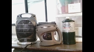 How to heat an Aliner small trailer or tent [upl. by Htebazila70]