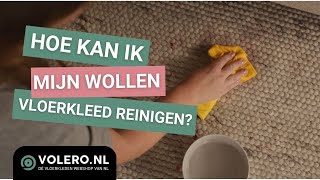 Hoe kan ik mijn wollen vloerkleed reinigen  Advies door Volero  de vloerkledenwebshop van NL [upl. by Jacy]