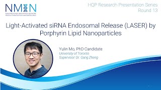 LightActivated siRNA Endosomal Release LASER by Porphyrin Lipid Nanoparticles [upl. by Aydiv]