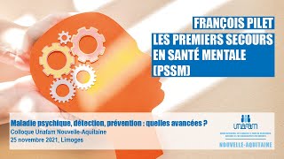 Les Premiers Secours en Santé Mentale PSSM  François Pilet [upl. by Lillis]