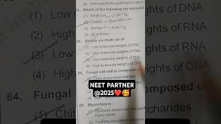 biological classification mcq aiims neet neet2025 motivation shorts biology physicswallah [upl. by Fisa]