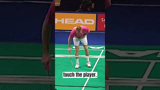 When the Umpire is unprofessional 🤬badminton youtube youtubeshorts [upl. by Mellman]