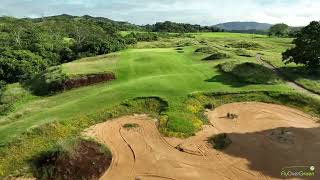 Heritage Golf Club drone aerial video La Réserve Golf Links Hole08 [upl. by Telfer235]