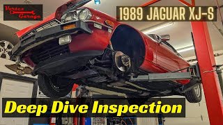 Inspection Time for our V12 Jag  1989 Jaguar XJS Convertible [upl. by Niggem]