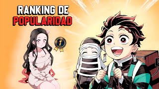 Los Personajes Mas Populares Y Los Mejores Shipeos De KIMETSU NO YAIBA [upl. by Maillij345]